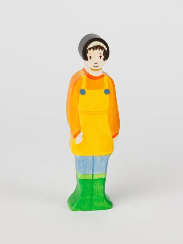 Holzfigur - Bäuerin