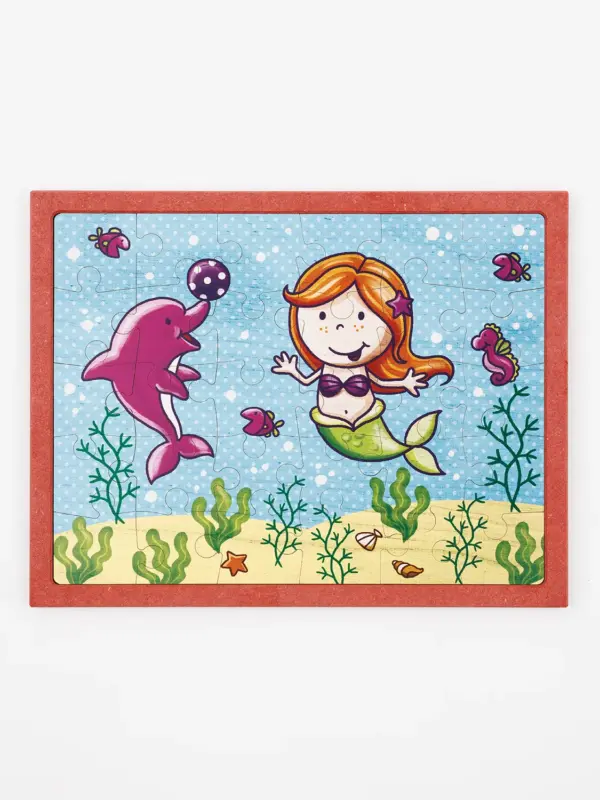 Puzzle aus Holz – Meerjungfrau