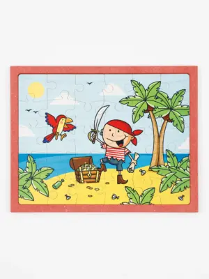 Puzzle aus Holz – Schatzinsel