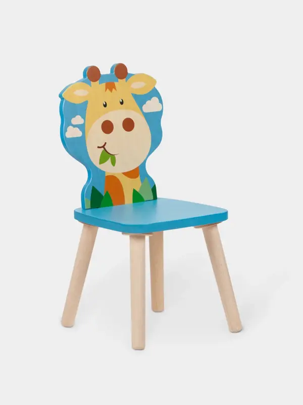 Kinderzimmer Holzstuhl - Giraffe