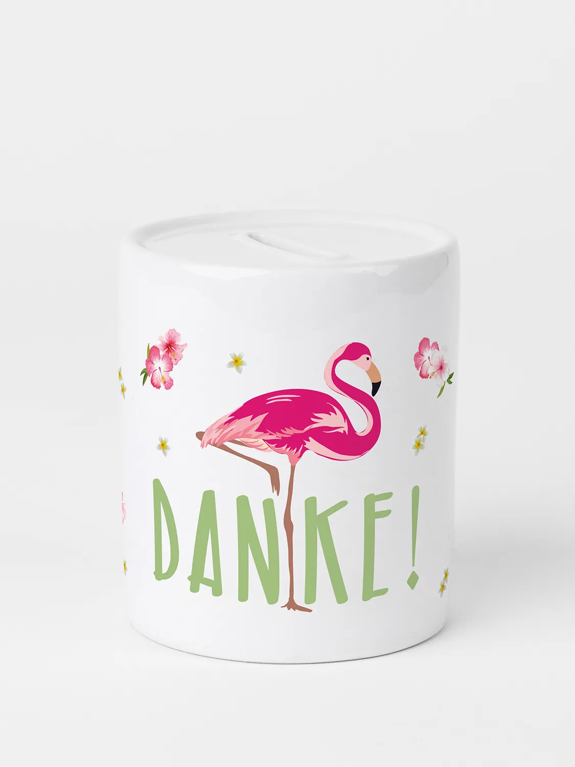 Spardose aus Keramik - Danke