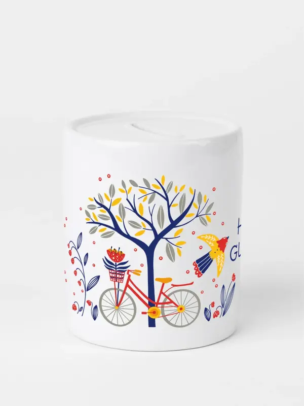 Spardose aus Keramik - Herzlichen Glückwunsch