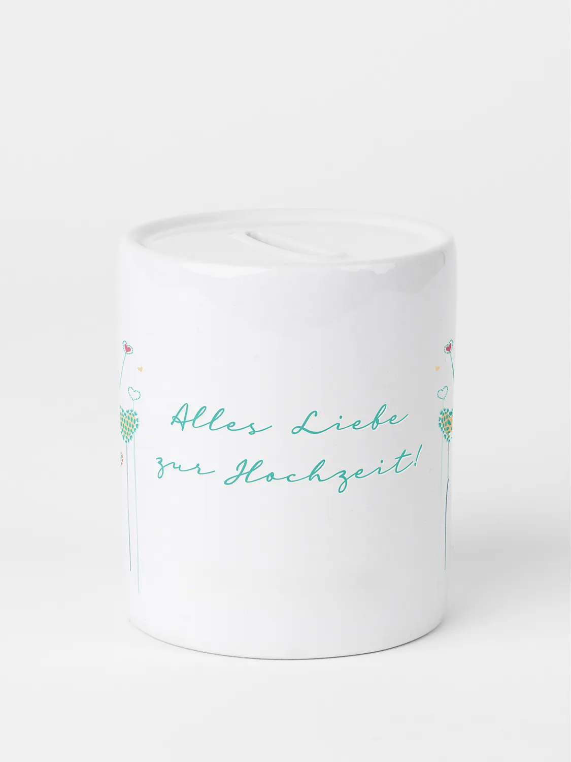 Spardose aus Keramik - Alles Liebe zur Hochzeit