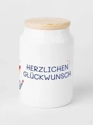 Keksdose - Herzlichen Glückwunsch