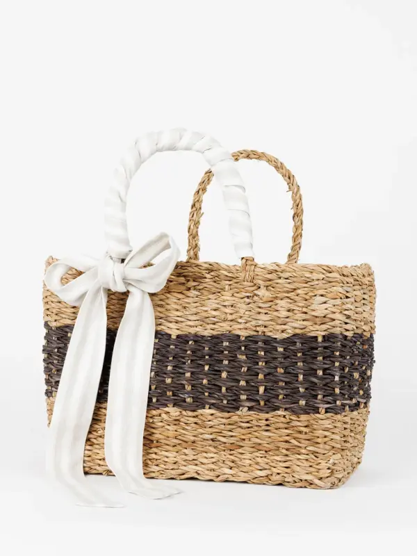 Korbtasche aus Seegras