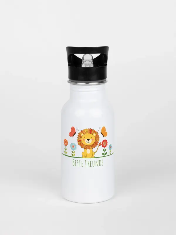 Kinder Trinkflasche aus Edelstahl - Beste Freunde