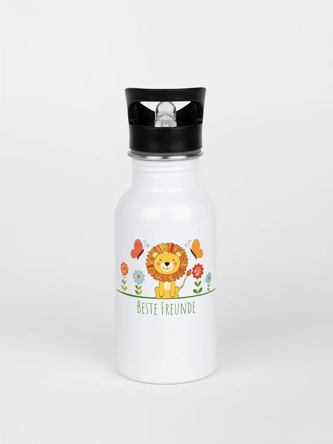 Kinder Trinkflasche aus Edelstahl - Beste Freunde