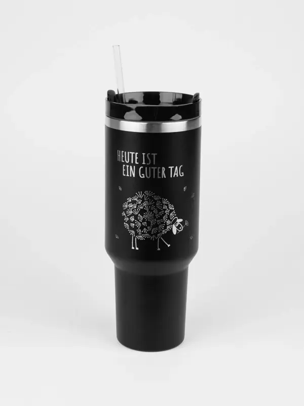 Edelstahl Thermobecher – Heute ist ein guter Tag