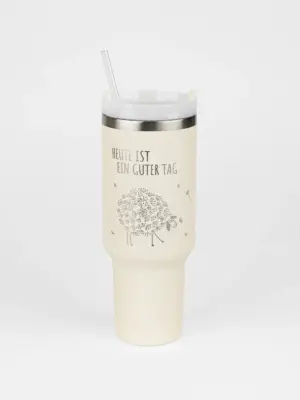 Edelstahl Thermobecher – Heute ist ein guter Tag