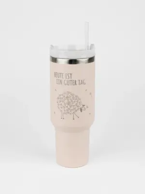 Edelstahl Thermobecher – Heute ist ein guter Tag