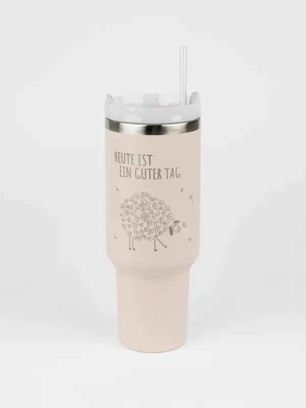 Edelstahl Thermobecher – Heute ist ein guter Tag