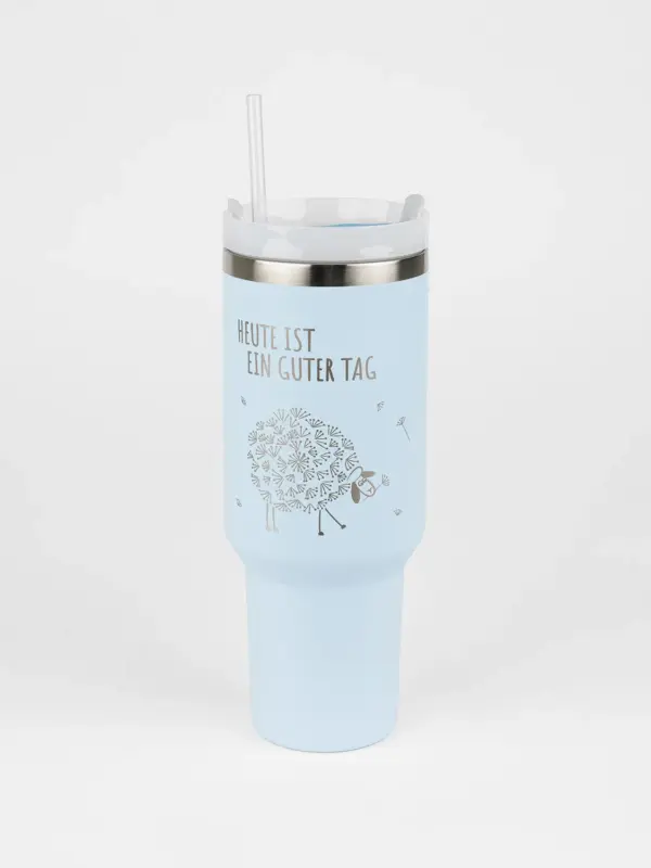 Edelstahl Thermobecher – Heute ist ein guter Tag