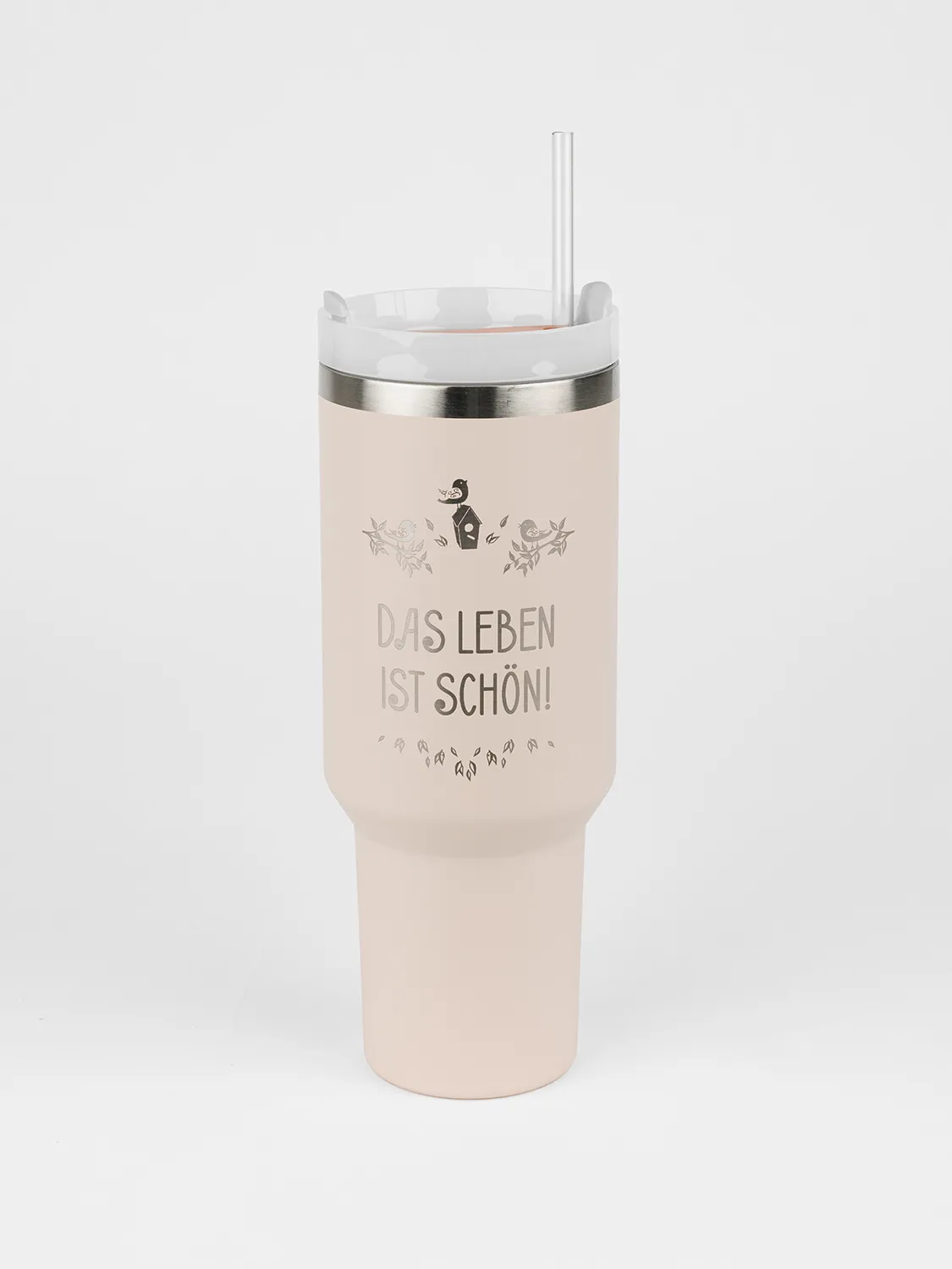 Edelstahl Thermobecher – Das Leben ist schön