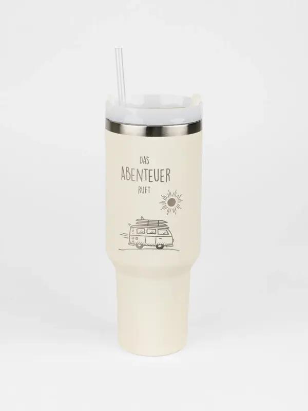 Edelstahl Thermobecher – Das Abenteuer ruft