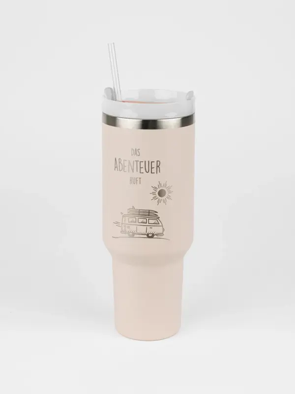 Edelstahl Thermobecher – Das Abenteuer ruft