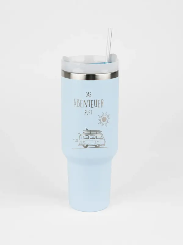 Edelstahl Thermobecher – Das Abenteuer ruft