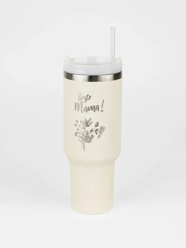 Edelstahl Thermobecher – Beste Mama