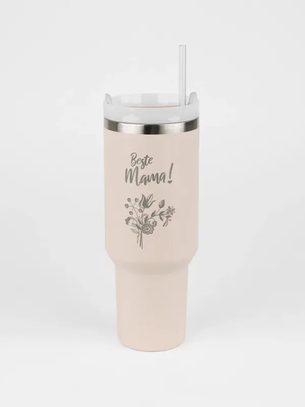 Edelstahl Thermobecher – Beste Mama