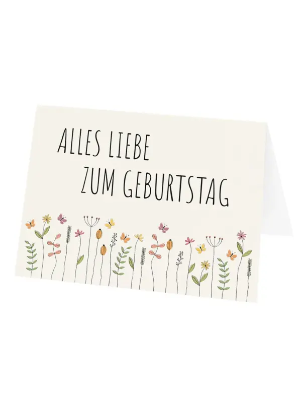 Billet - Alles Liebe zum Geburtstag