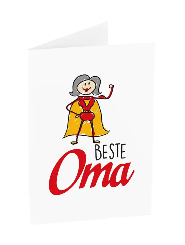 Billett - Beste Oma