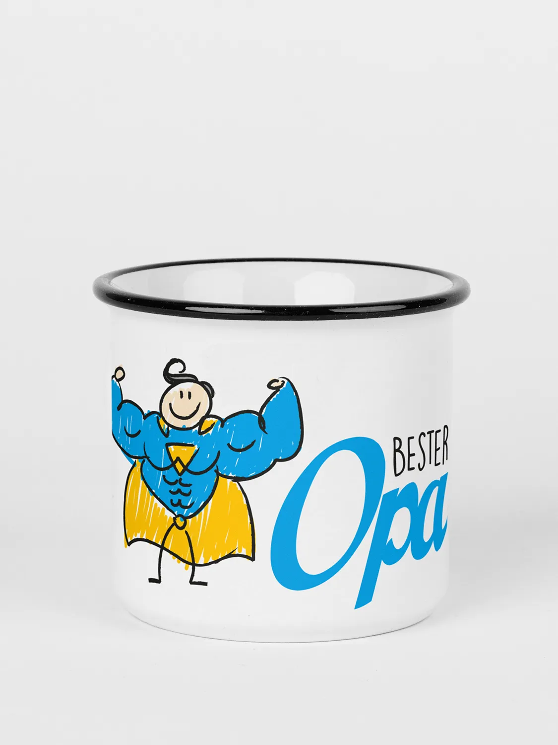Keramiktasse mit Rand – Bester Opa