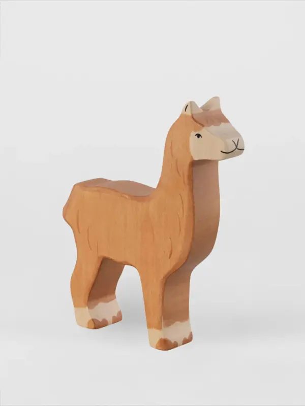 Holztier – Alpaka