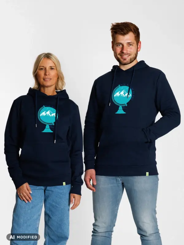 Bio Basic Hoodie – Meine Welt sind die Berge