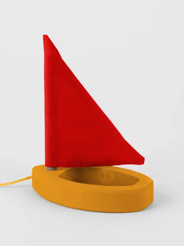 Oranges Pfützenschiffchen