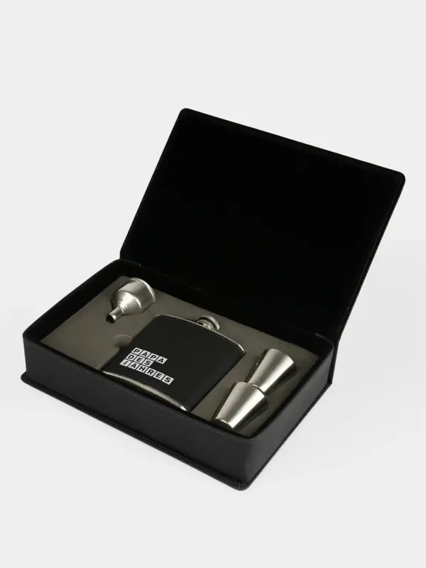 Flachmann Geschenkset – Papa des Jahres