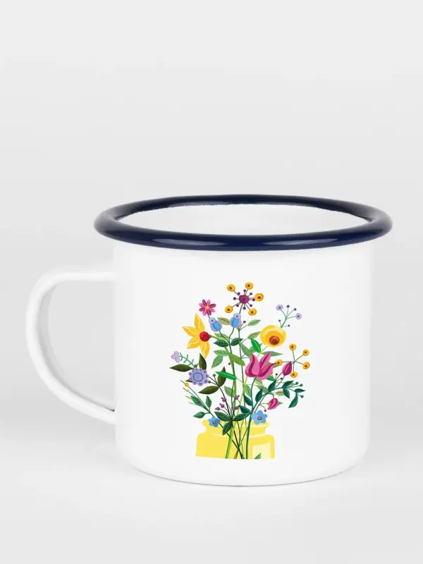 Emailletasse - Beste Mama