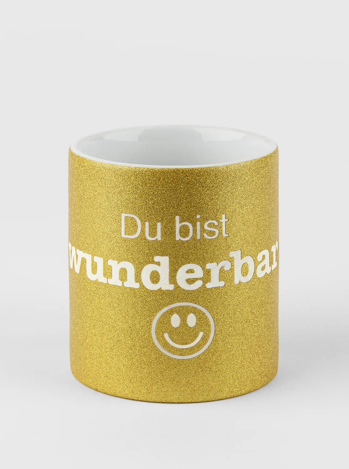 Glitzertasse – Du bist wunderbar