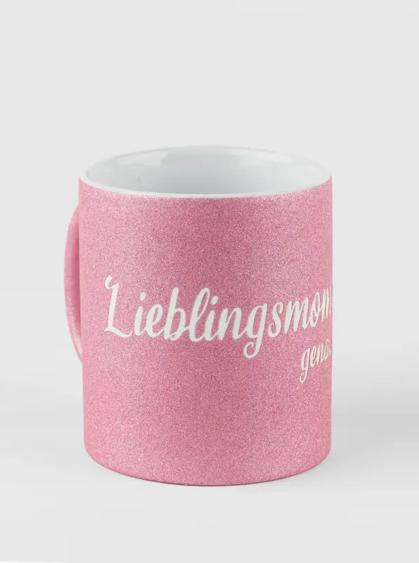 Glitzertasse - Lieblingsmoment