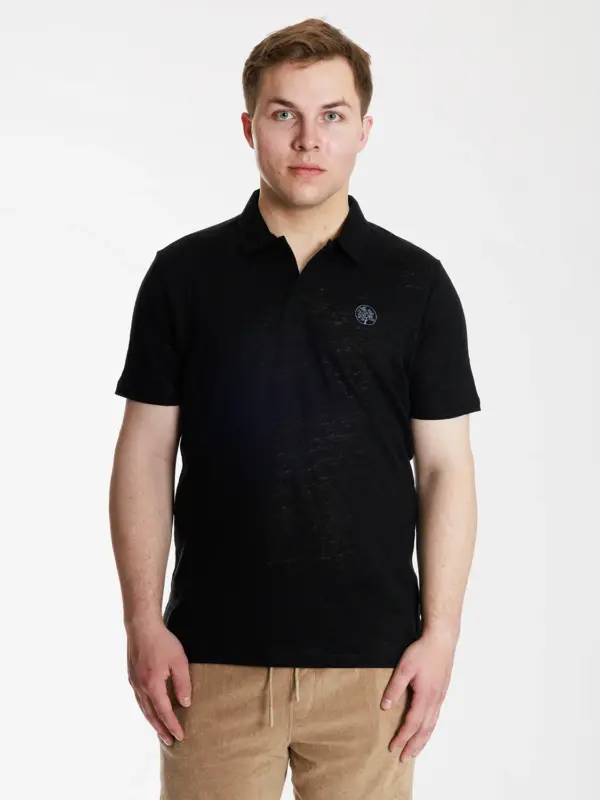 Herren Poloshirt aus Leinen