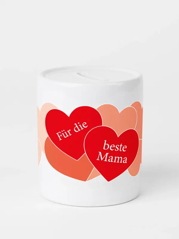 Spardose aus Keramik – Muttertag Beste Mama
