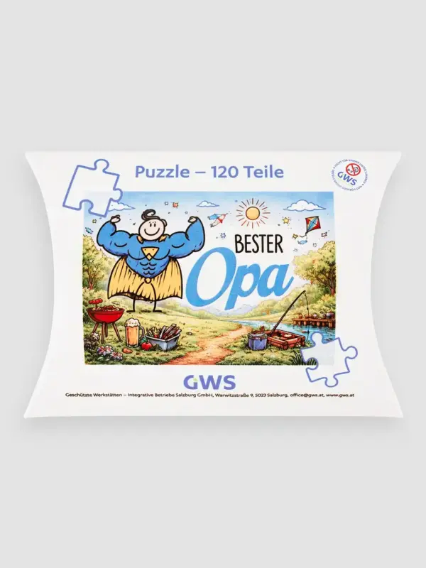 Puzzle mit dem besten Opa, hergestellt von der GWS