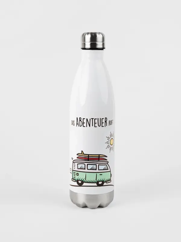 Thermoflasche 750 ml – Das Abenteuer ruft