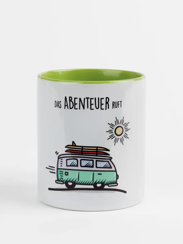 Keramiktasse – Das Abenteuer ruft