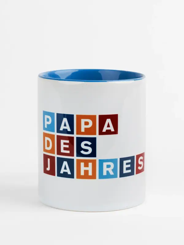 Keramiktasse – Papa des Jahres