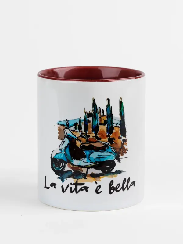 Keramiktasse – La vita è bella