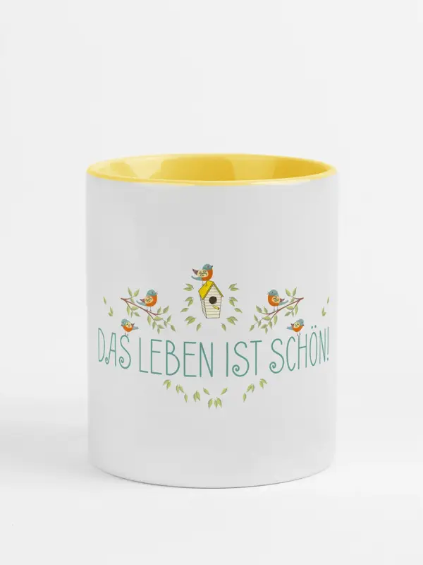 Keramiktasse – Das Leben ist schön