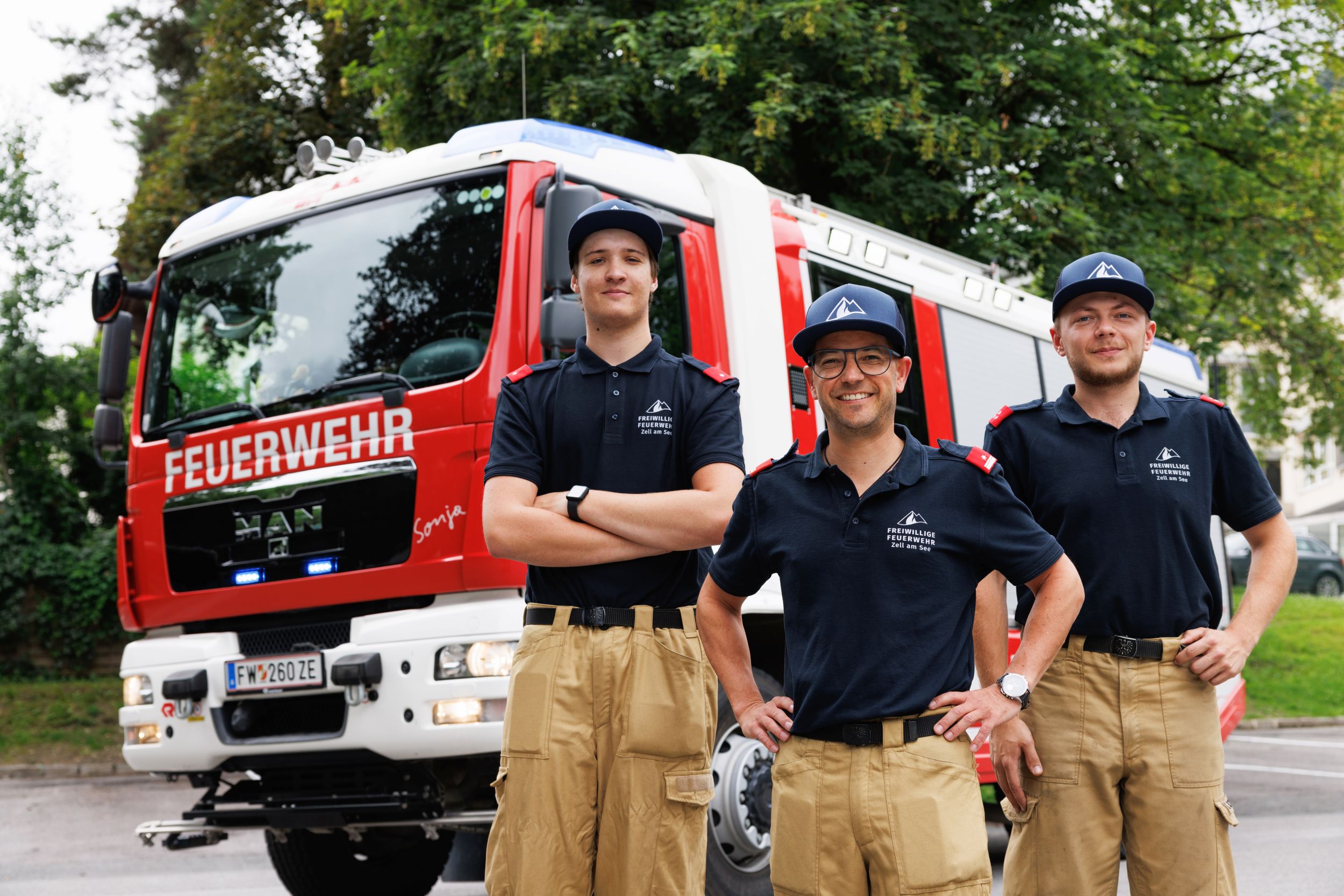 Polos Feuerwehr bestickt GWS