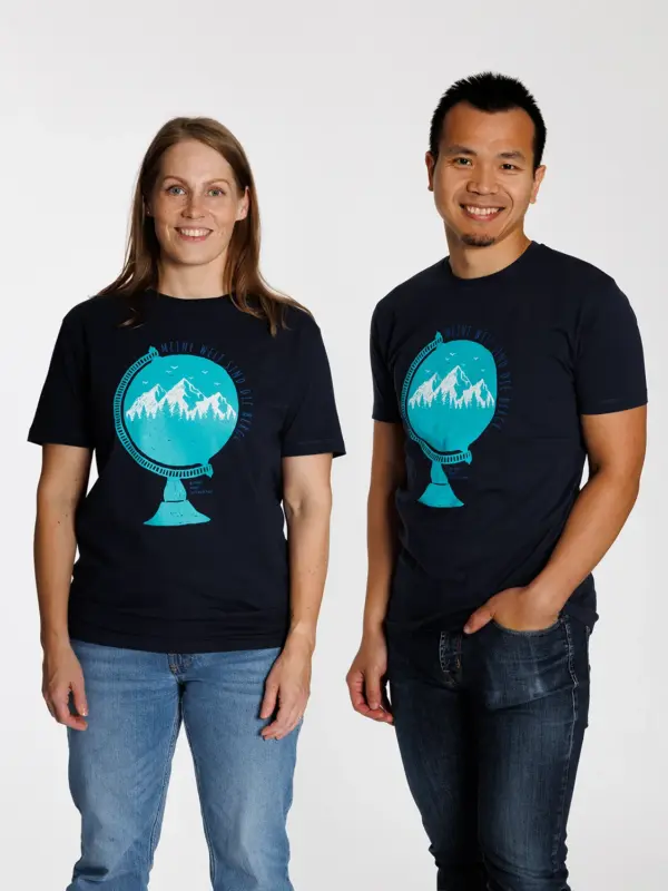 Bio Basic T-Shirt – Meine Welt sind die Berge