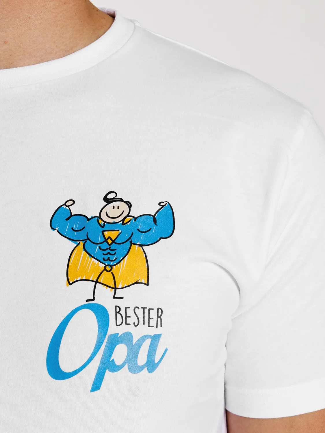 Bio Basic T-Shirt – Bester Opa 425 Bio Basic T-Shirt – Bester Opa – Bild 3