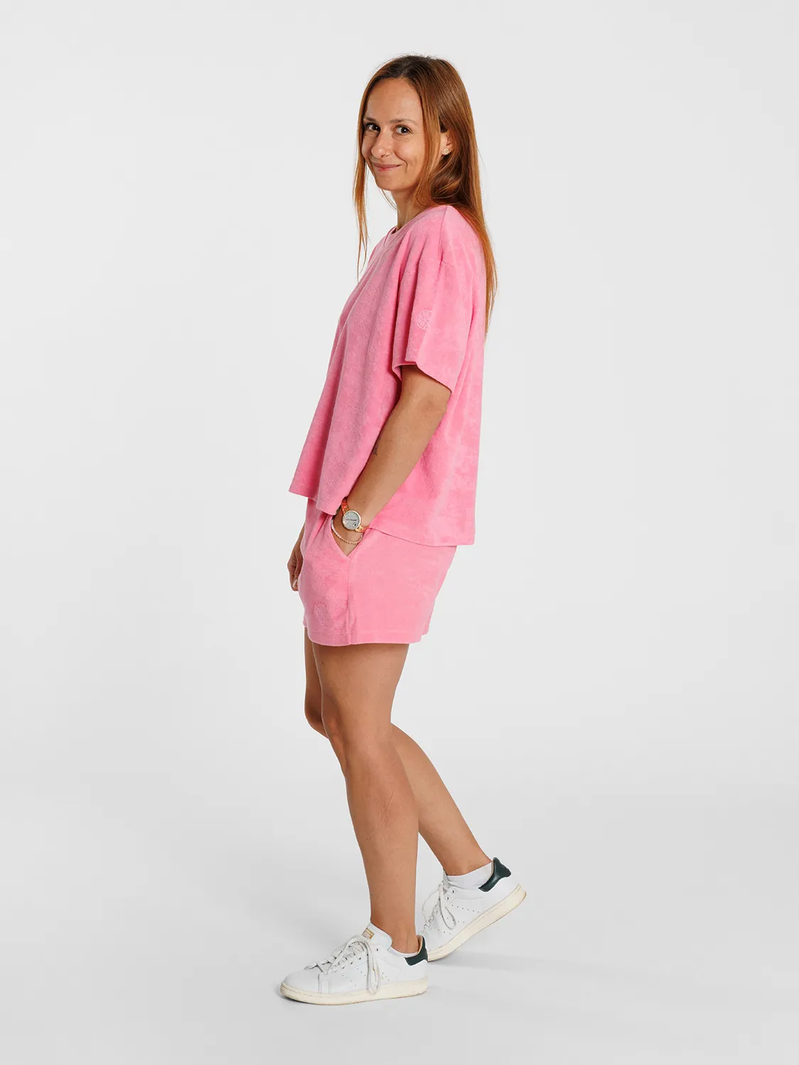 Nachhaltiges Damen T-Shirt aus Frottee 2894 Nachhaltiges Damen T-Shirt aus Frottee – Bild 3