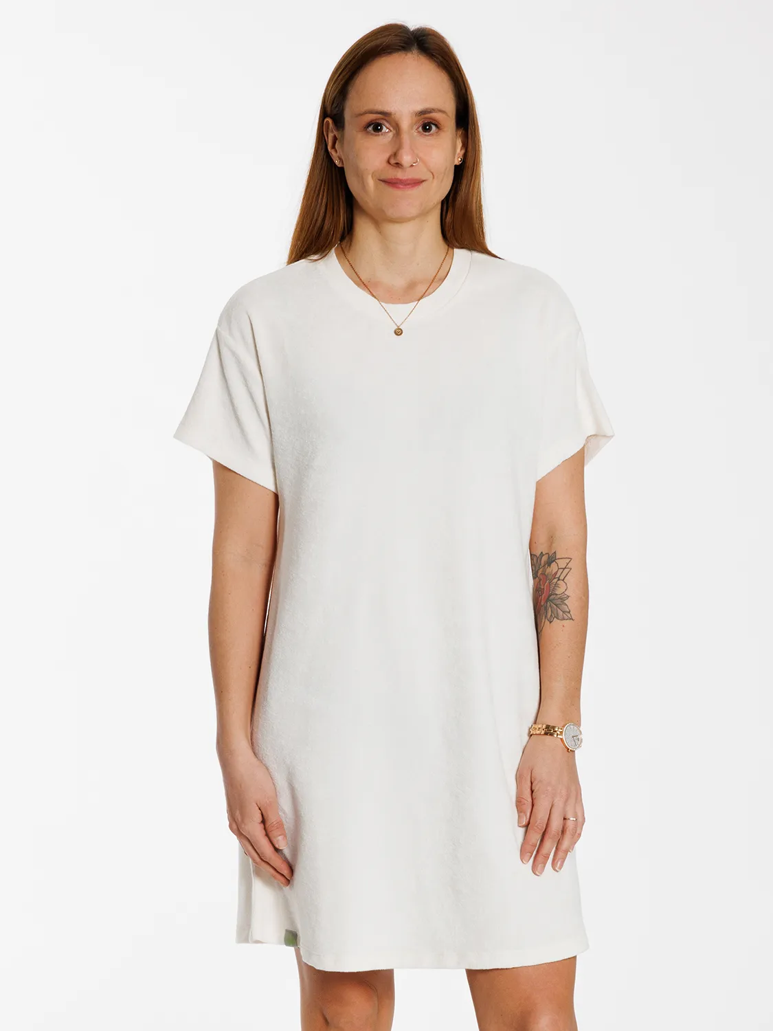 Nachhaltiges Kleid aus Frottee