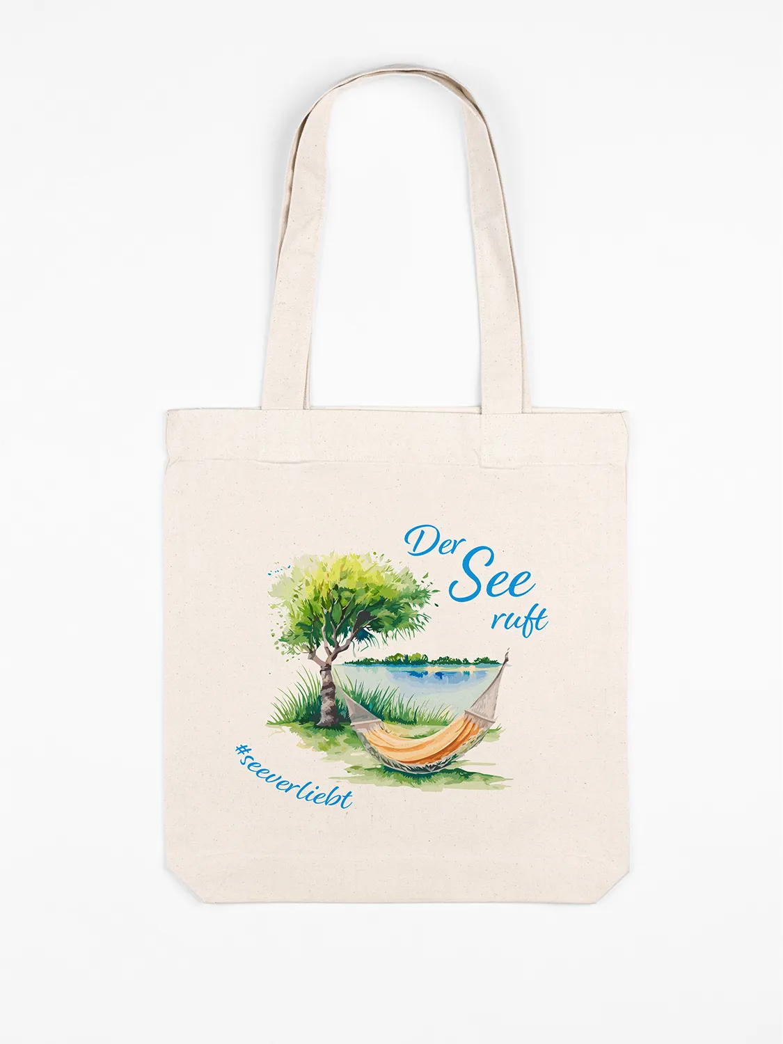 Stofftasche - Der See ruft