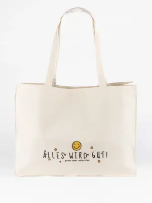 Große Stofftasche - Alles wird gut