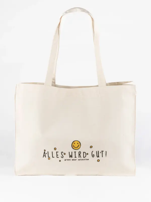 Große Stofftasche - Alles wird gut