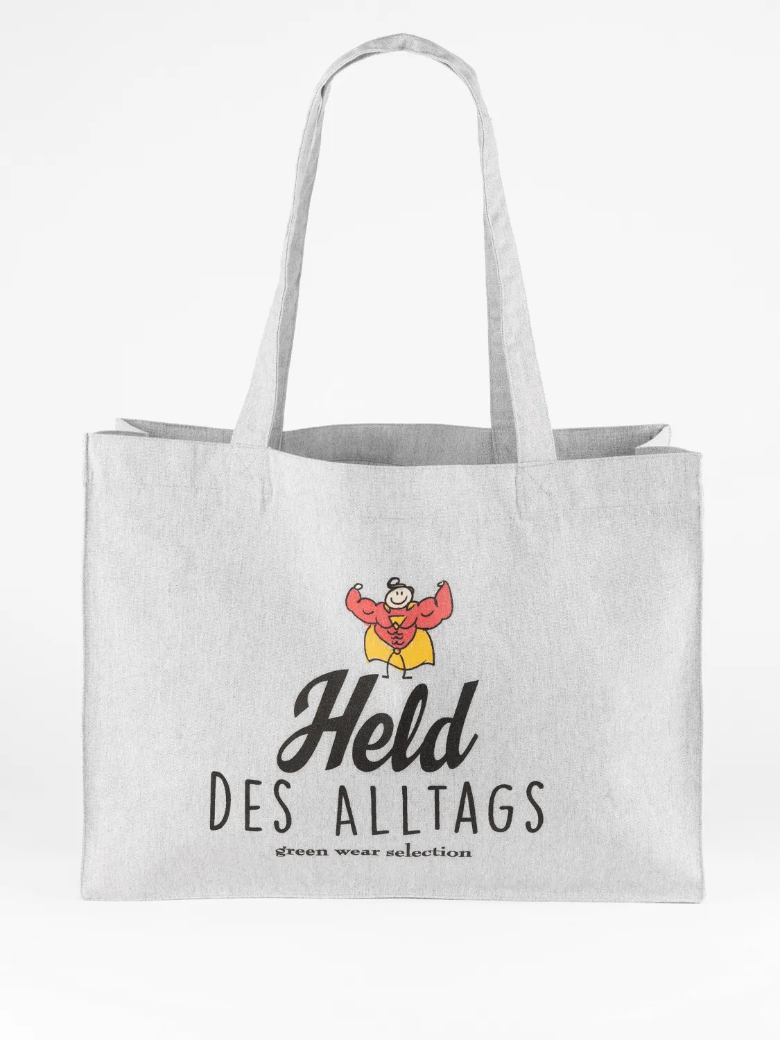 Große Stofftasche - Held des Alltags