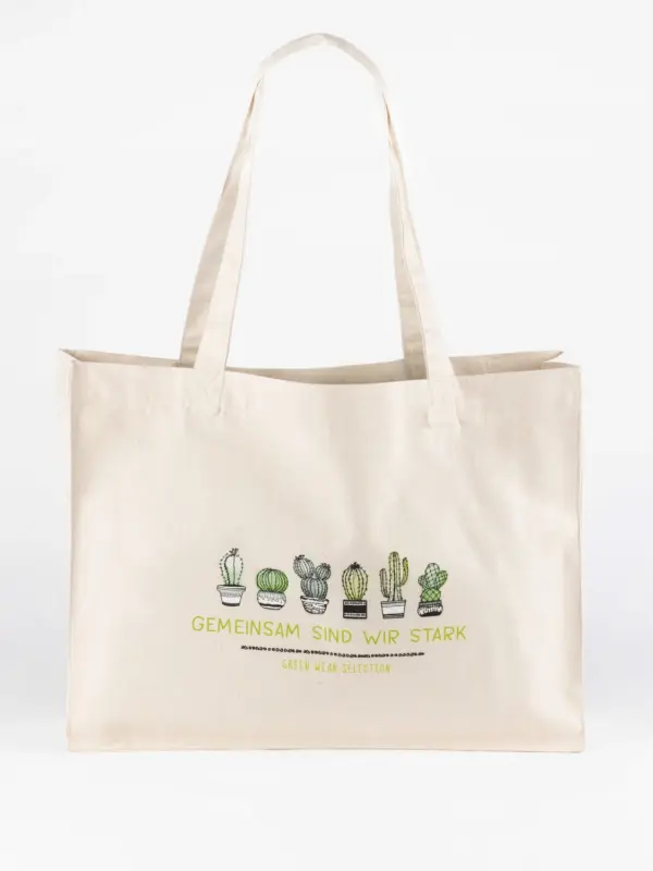 Große Stofftasche - Gemeinsam sind wir stark